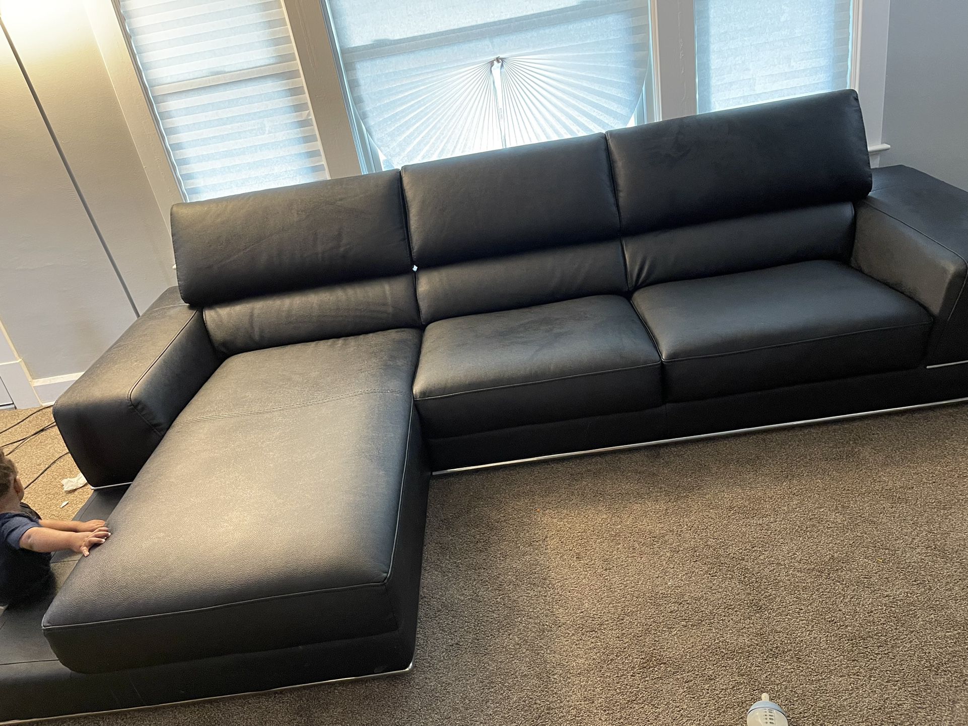 Black sectional 