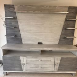TV Stand With Storage Space 
