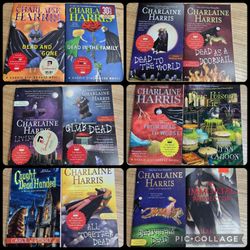 Vampires and Witches Book Lot of 12 Charlaine Harris Carol Perry Cahoon Holling