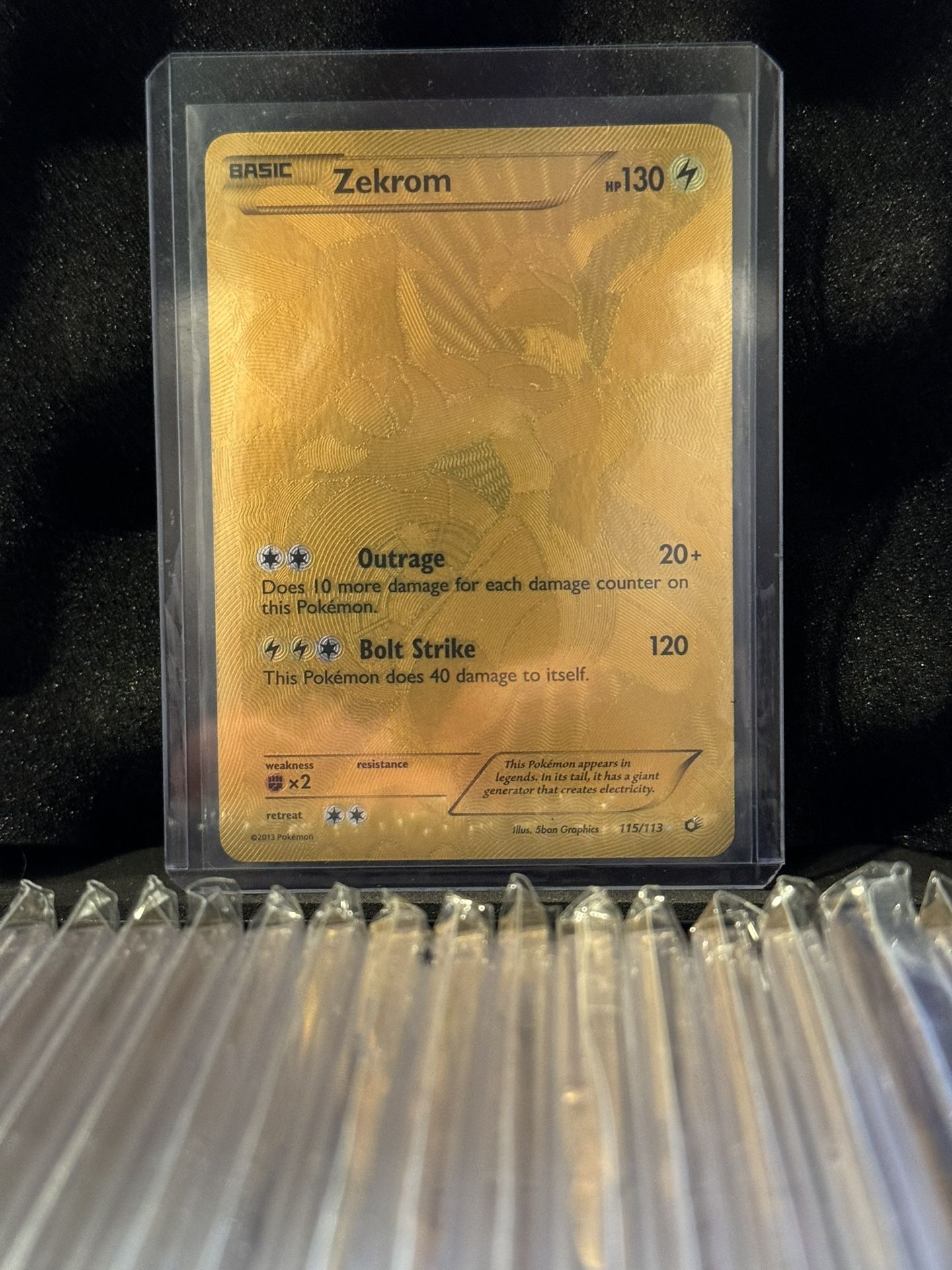 Zekrom (115 Full Art Secret Rare) - Legendary Treasures (LTR)