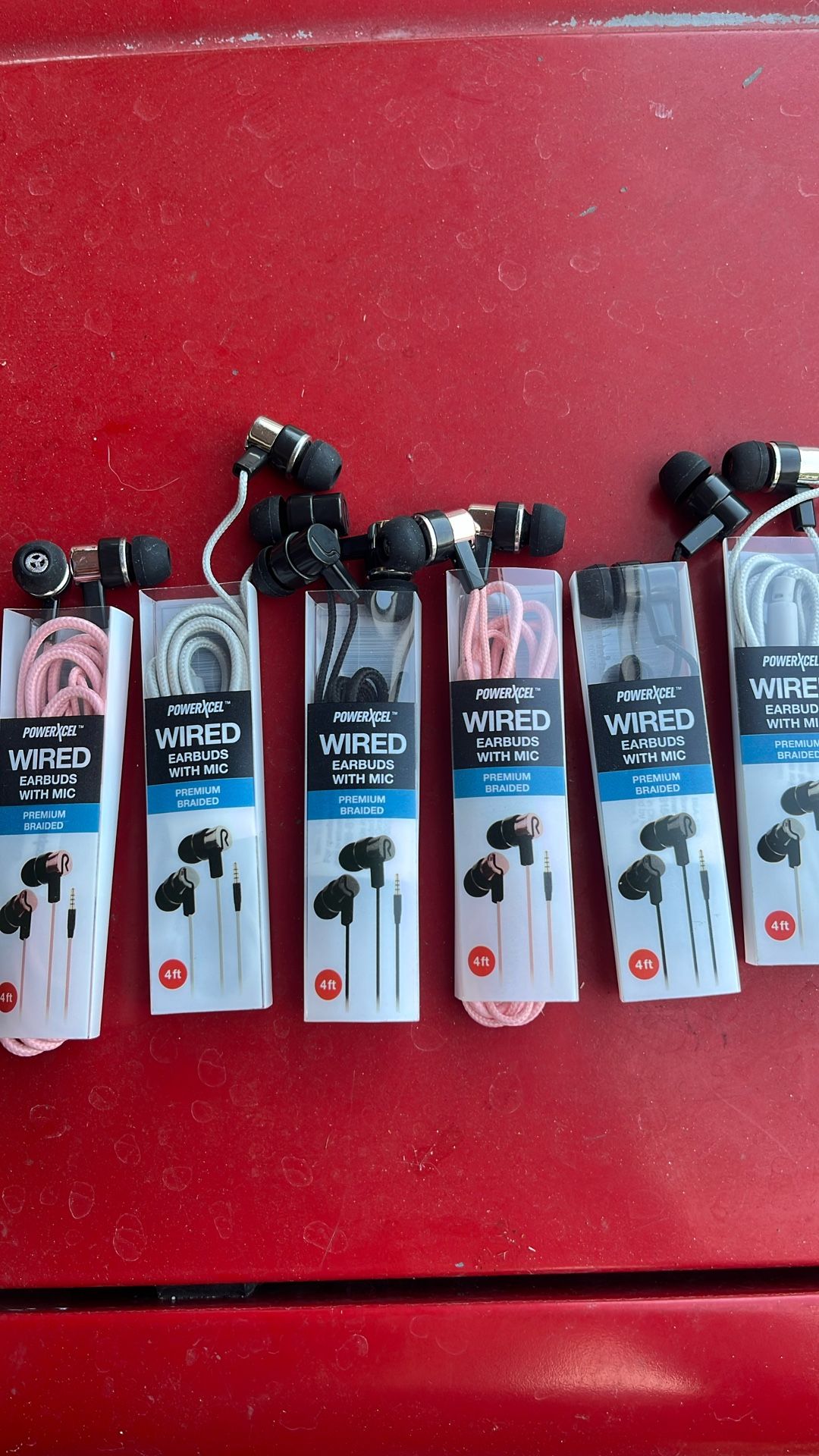 Wired Earbuds With Mic 4 Ft