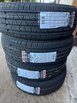 Set of 4 brand new tires 215/70/16 ( We install & balance  )