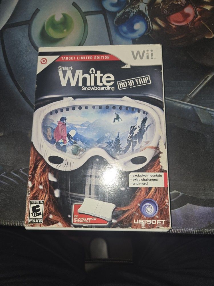 shaun white snowboarding wii