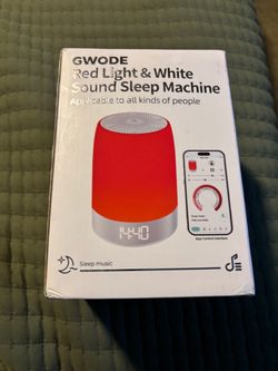 GWODE Red Light & White Sound Sleep Machine