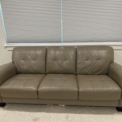 Kaleb on sale leather sofa