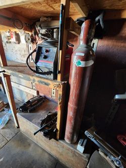 Lincoln Weld-pak 155 Pawer 220 Con Sus Marcadores Y Tanque