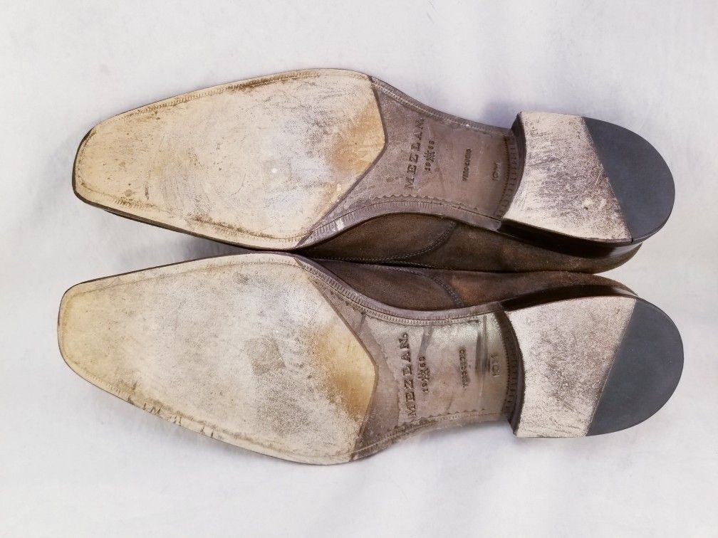 DESIGNER MEZLAN AQUILA MEN SHOES LOAFERS SLIP ON BROWN SUEDE  display picture 1