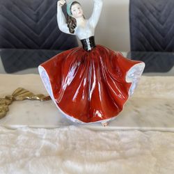 Royal Doulton Porcelain Figurine Dance Castanets Karen Gypsy England Vintage