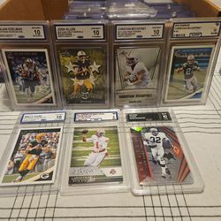 (7) graded card lot.  Best offer takes it.