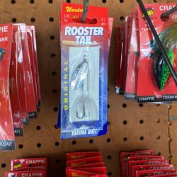 Rooster Tail Lures For White Bass And Crappie