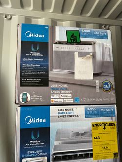 Midea window AC 8000