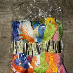 50-Pack of Embroidery Floss