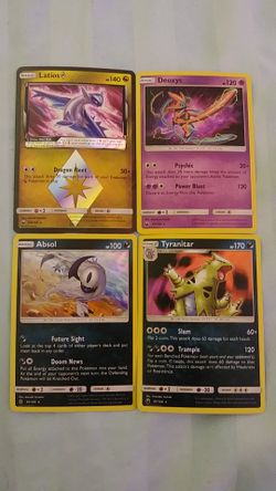 4 Pokemon cards for $5