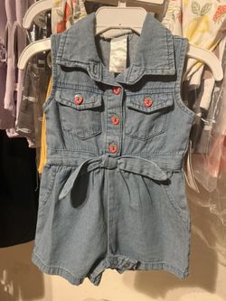 2 Pack Little Lass rompers