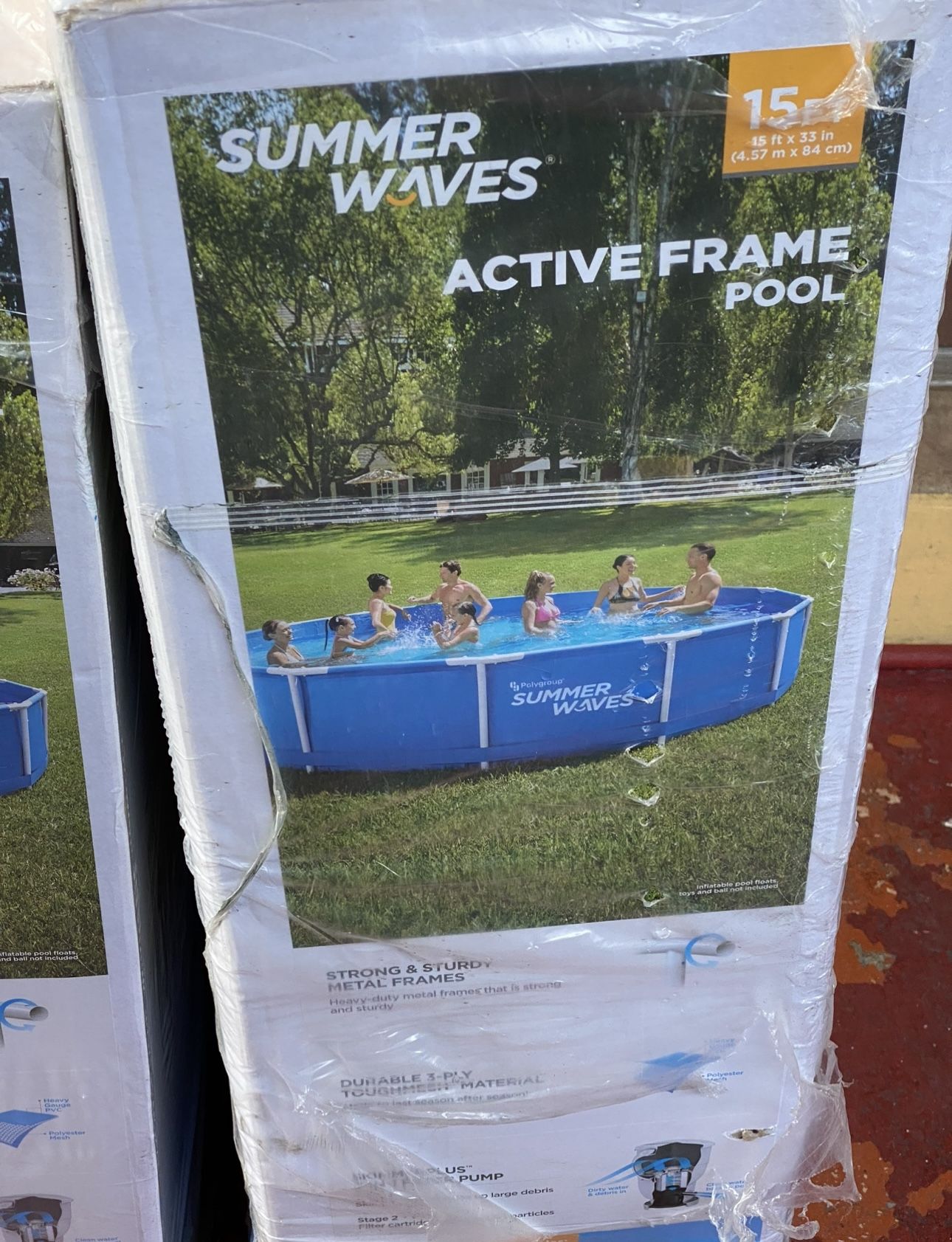 Piscina Nueva En Su Caja 15’x33”