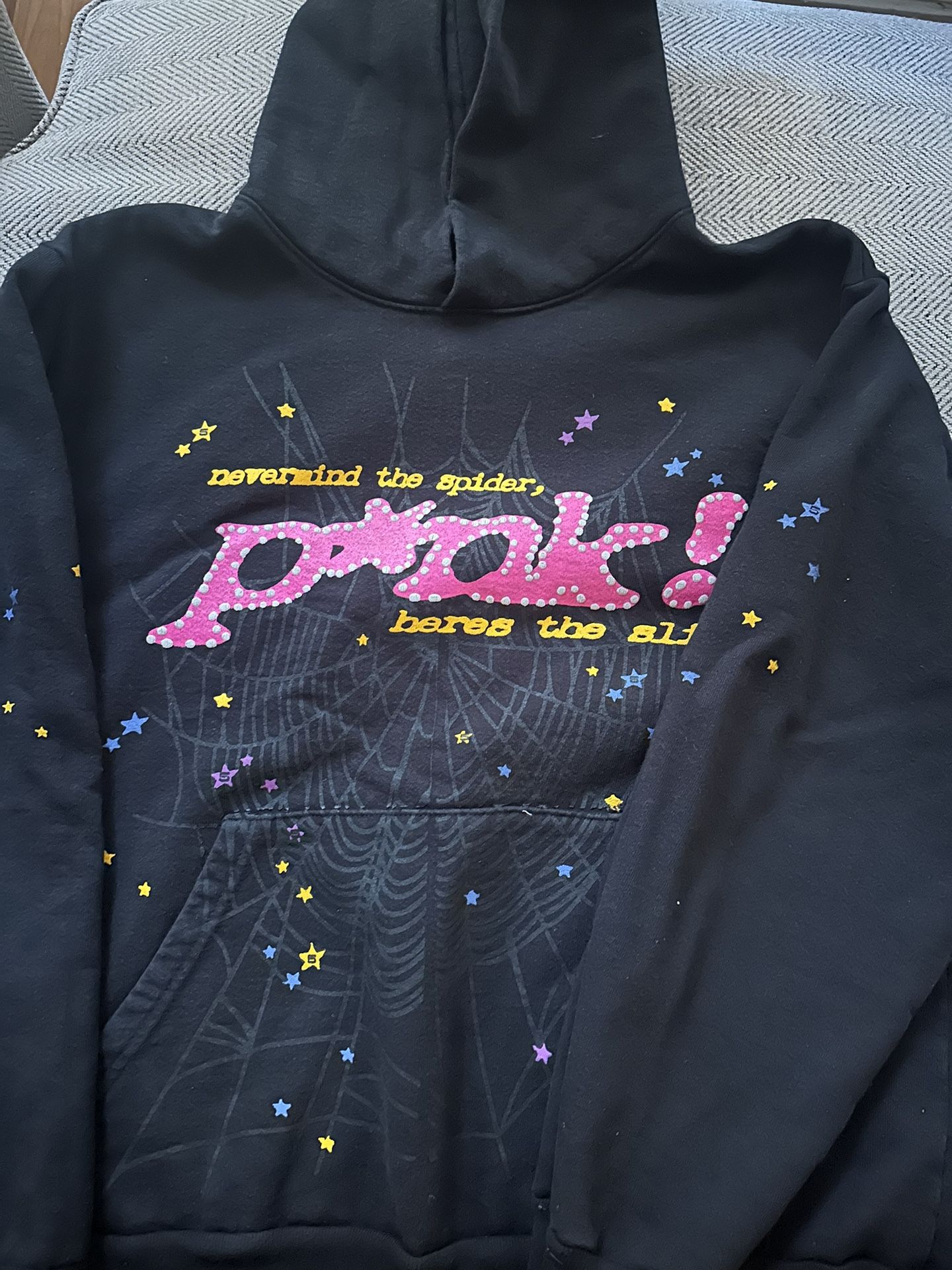 Black And Pink Spider Hoodie