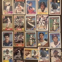 20 Vintage California Angels Mixed Years Lot - All Are In G-VGC