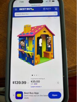 Playhouse indoor outdoor $60