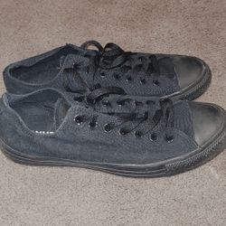 Converse All Black Men Size 10