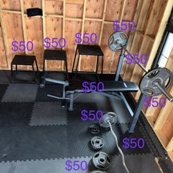 Weights - Bench - Plyos - Barbell