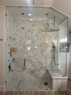 Shower Glass Doors And Mirrors