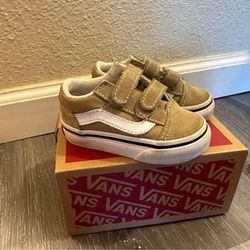 Light brown/khaki old skool vans