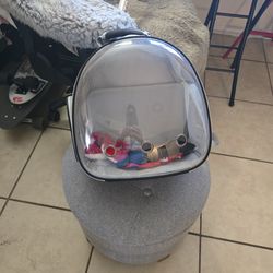 Mochila para conejillos, hamster