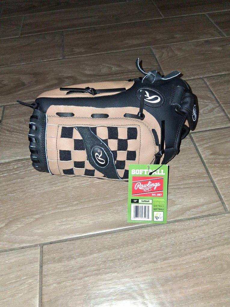 14" Rawlings  Softball Glove