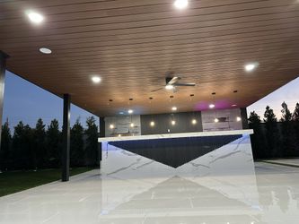 Custom Outdoor Kitchen,pergolas,water Features Courtyards,landscape Lighting3D Design