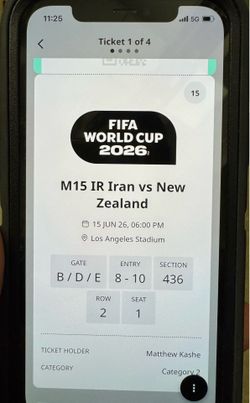 FIFA world cup tickets