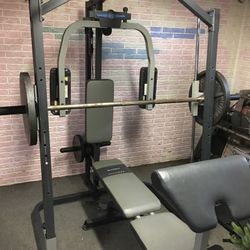 MP 3100 Smith Machine Weight Rack