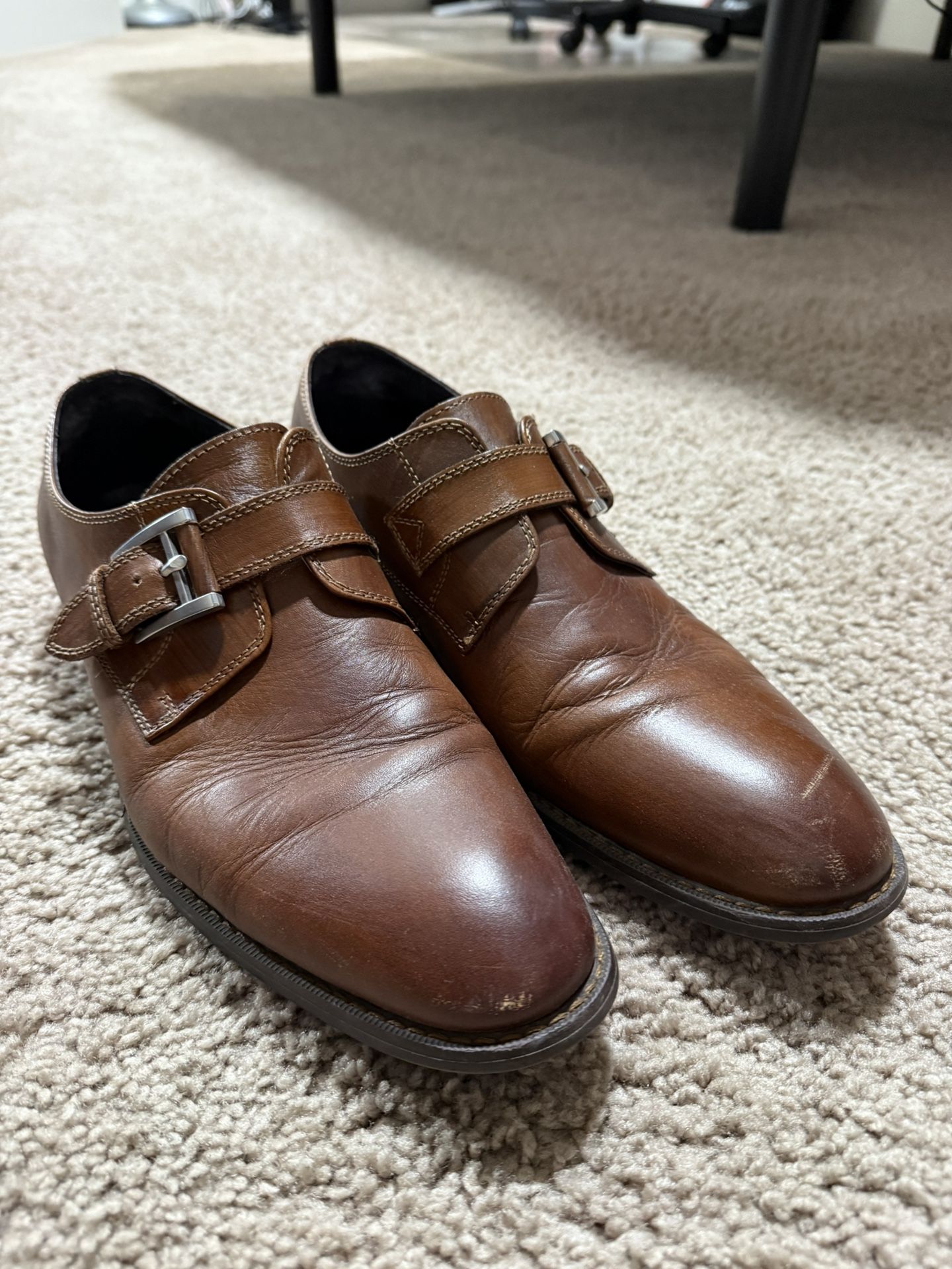 Joseph Abboud Monk Strap Shoes - 10.5