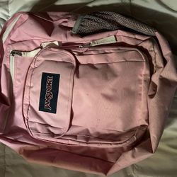 Pink Jansport Backpack