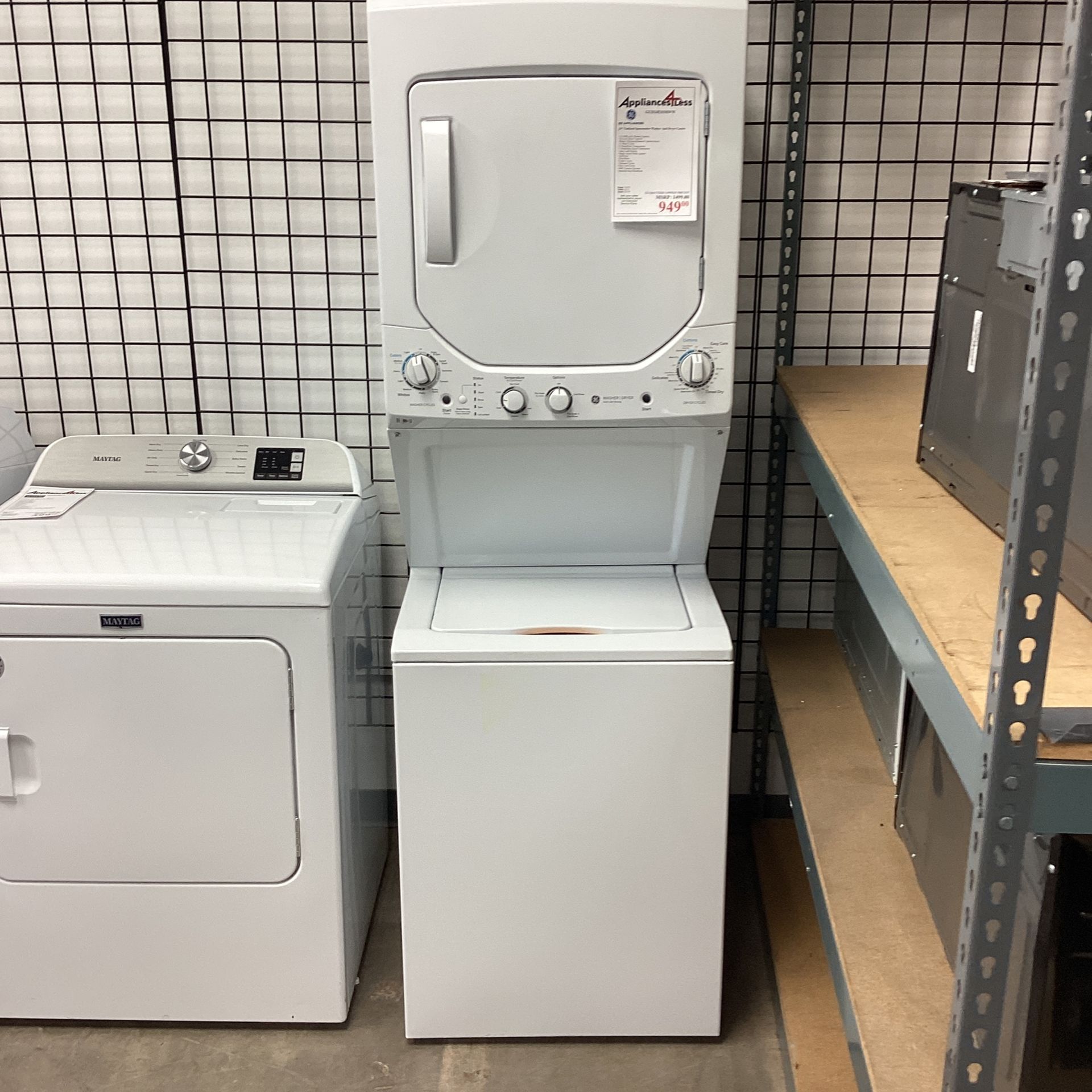 General Electric Stackable Washer And Dryer 