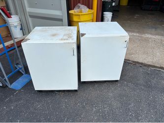 Two mini fridges
