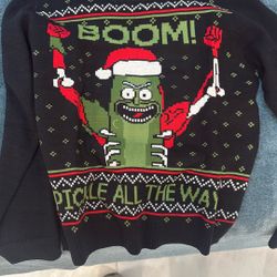 Pickle Rick Sweatshirt Medium