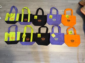 Trader Joe’s Halloween Mini Canvas Totes Set of 10