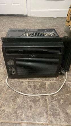 Midea Black Window/Through-the-Wall Air Conditioner, 115V Corded Electric