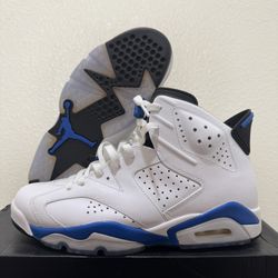 Air Jordan 6 Retro 2014 Sport Blue Size 8.5 Men DS Brand New w/OG Box 384664-107