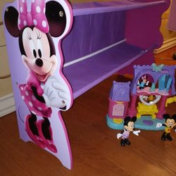 Minnie Mouse Toy Organizer And Play Set