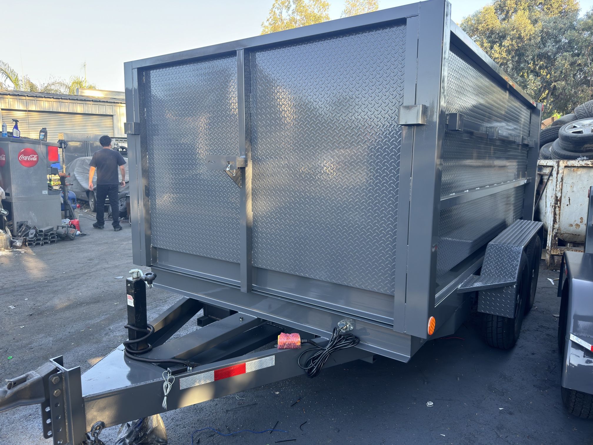 Dump Trailer 8x12x4 Year 2025 Price $6000 Cash