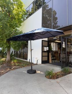 New 13’ Twin Rectangular Double Side Umbrella (base sell seperate)