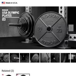 Rogue USA Olympic Plates 