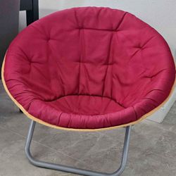 Pink Saucer Foldable Chair