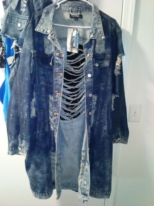 Women's Long Jean Jacket