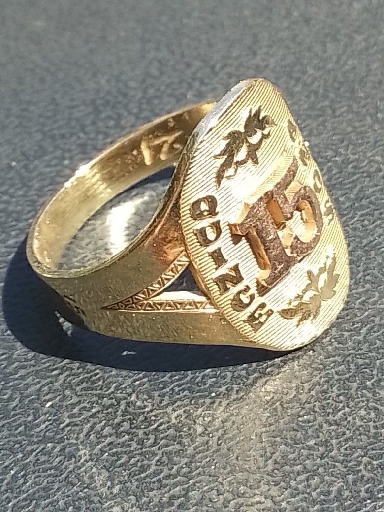 14k Yellow Gold Ring