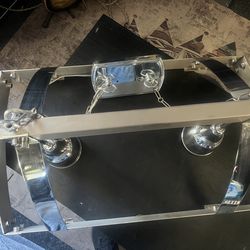 2tone chrome /satin  metal lamp