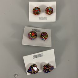 Pair Of Silver Earrings