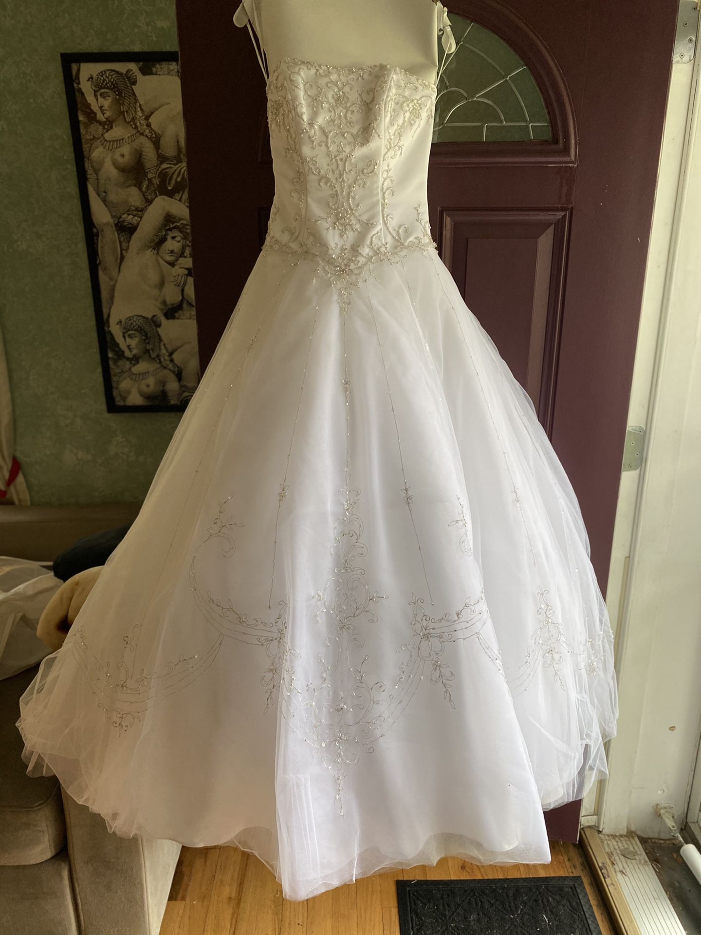 Wedding Dress (David’s Bridal) Size 4