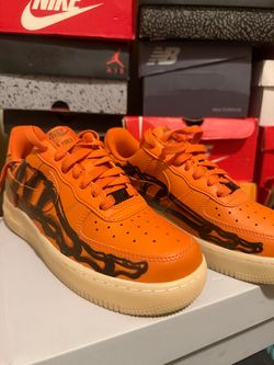 Nike Air Force 1 Low Orange Skeleton